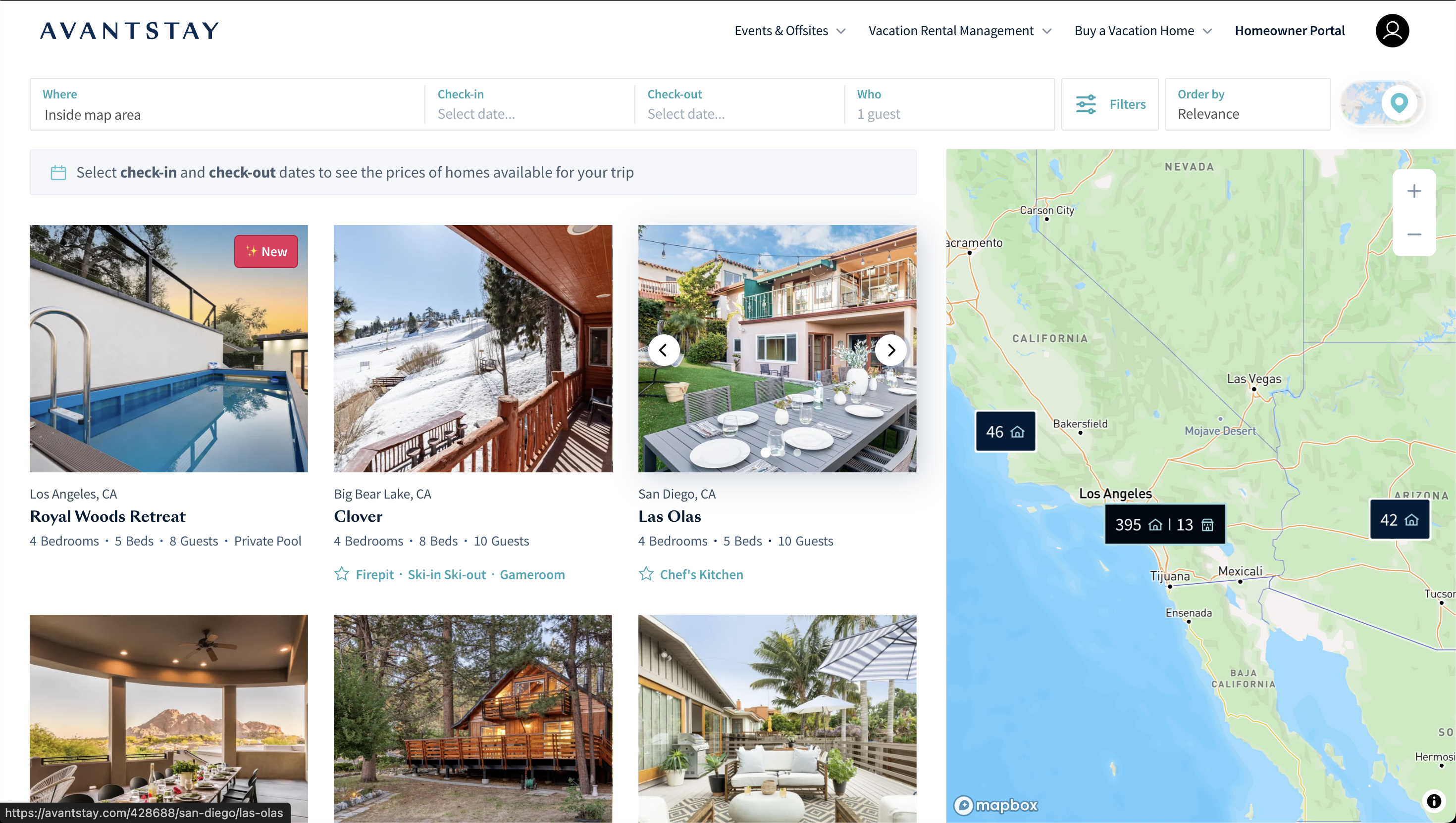 Consumer Booking Site screenshot 1