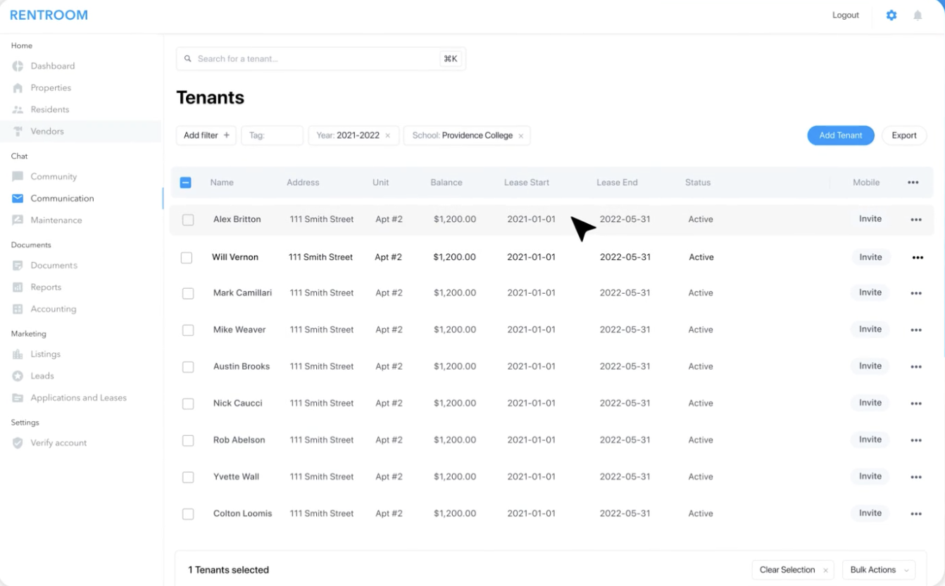 Rental Management Platform screenshot 3
